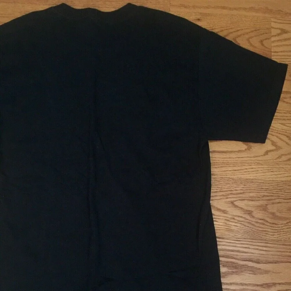 VINTAGE KEITH RICHARDS 70s ROLLING STONES TOUR PHOTO DRUG FREE AMERICA T SHIRT L